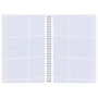 Тетрадь А4, 96 листов, BRAUBERG, гребень, клетка, обложка картон, ОДИН ЦВЕТ, 401882 - Тетради формата А4