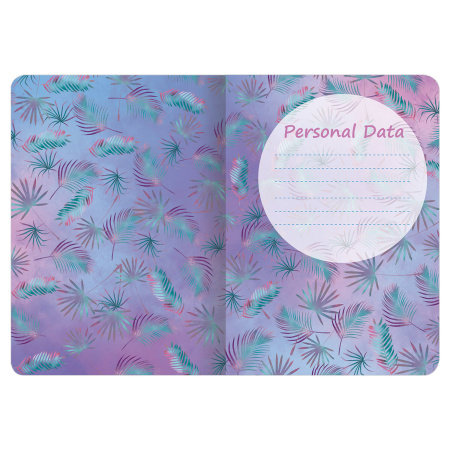 Тетрадь 60 л. в клетку обложка SoftTouch, бежевая бумага 70 г/м2, сшивка, В5 (179х250 мм), ЛИСТЬЯ, BRAUBERG, 403812 - Тетради более 60 листов