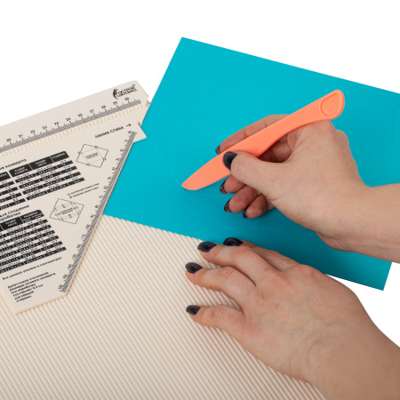 Доска для биговки многофункциональная БОЛЬШАЯ 33х34,6 см, ОСТРОВ СОКРОВИЩ, 662778 - Доски для биговки, создания конвертов и открыток