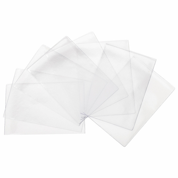 Обложка-чехол для защиты каждой страницы паспорта КОМПЛЕКТ 10 штук, ПВХ, прозрачная, STAFF, 237963 - Обложки для паспорта