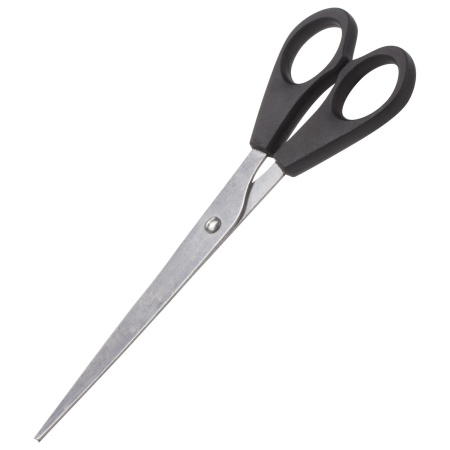 Ножницы STAFF Basic 165 мм, чёрные, ПВХ чехол с европодвесом, 235459 - Ножницы универсальные