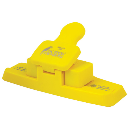 Дырокол фигурный для края "Солнечный узор", диаметр вырезной фигуры 50х16 мм, ОСТРОВ СОКРОВИЩ, 227172 - Дыроколы фигурные для творчества