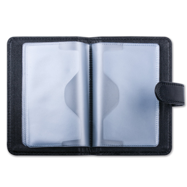 Визитница/кредитница однорядная GALANT "Ritter", на 24 карты, под гладкую кожу, застежка, черная, 235400 - Визитницы и кредитницы однорядные карманные