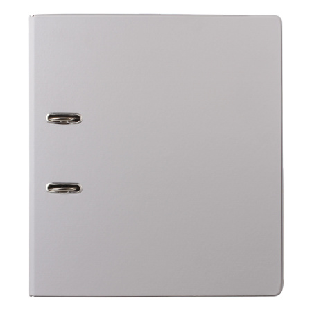 Папка-регистратор BRAUBERG с двухсторонним покрытием из ПВХ, 70 мм, серая, 222656 - Папки-регистраторы с арочным механизмом