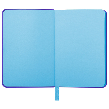 Ежедневник недатированный МАЛЫЙ 100х150 мм А6 BRAUBERG "Metropolis Mix", под кожу, 136 л., сиреневый, 113305 - Ежедневники с покрытием "под кожу и ткань"