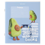 Тетрадь 18 л. BRAUBERG клетка, обложка картон, "ПЛЮШЕВЫЙ АВОКАДО", 106477 - Тетради 12-24 листов