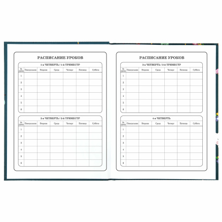 Дневник 1-4 класс 48 л., твердый, ЮНЛАНДИЯ, глянцевая ламинация, с подсказом, "Kittycorn", 106346 - Дневники для младших классов