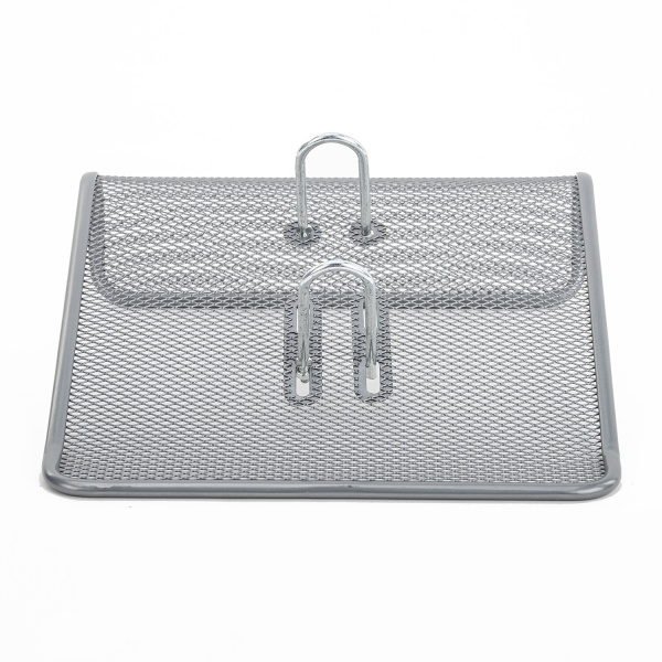 Подставка для календаря большая BRAUBERG "Germanium", металлическая, 57х200х200 мм, серебристая, 231973 - Подставки для календаря