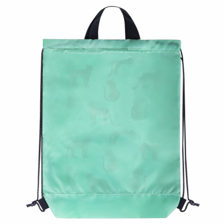 Мешок для обуви ЮНЛАНДИЯ, с ручками, боковой карман на молнии, 46х36 см, "Wild Cats", 271614 - Мешки для обуви