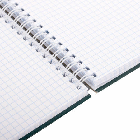 Тетрадь А4, 120 л., BRAUBERG, гребень, клетка, обложка твердая, "Good Luck", 404074 - Тетради формата А4