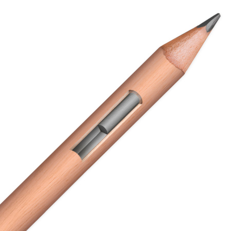 Карандаши художественные чернографитные 4H-8B, НАБОР 12 штук, BRAUBERG ART "CLASSIC", 181542 - Карандаши чернографитные