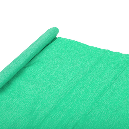 Бумага гофрированная/креповая, 32 г/м2, 50х250 см, мятная, в рулоне, BRAUBERG, 112528 - Цветная бумага