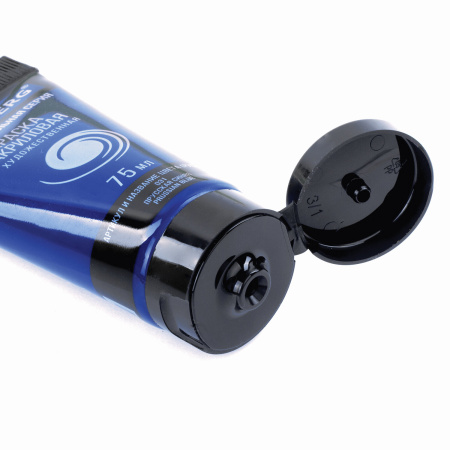 Краска акриловая художественная BRAUBERG ART CLASSIC, туба 75мл, ПРУССКАЯ СИНЯЯ, 191097 - Акриловые краски художественные поштучно