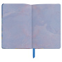 Ежедневник недатированный А5 (138х213 мм), BRAUBERG VISTA, под кожу, твердый, 136 л., "Marble", 112008 - Ежедневники с покрытием "под кожу и ткань"