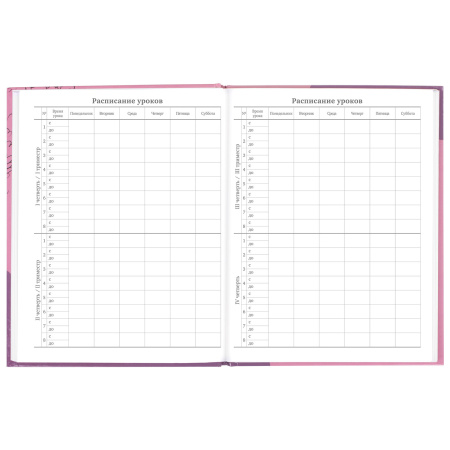 Дневник 5-11 класс 48 л., твердый, BRAUBERG, глянцевая ламинация, с подсказом, "Сладкая Жизнь", 106400 - Дневники для старших классов