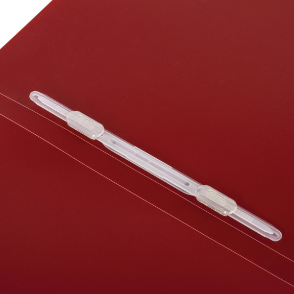 Папка с пластиковым скоросшивателем BRAUBERG "Office", красная, до 100 листов, 0,5 мм, 222643 - Папки с пружинным и пластиковым скоросшивателем