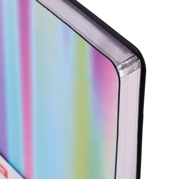 Ежедневник недатированный А5 (138х213 мм), BRAUBERG VISTA, под кожу, гибкий, 136 л., "Gradient", 112033 - Ежедневники с покрытием "под кожу и ткань"