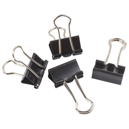 Набор STAFF "Profit", зажимы 19 и 25 мм по 6 шт., скрепки 28 мм/60 шт., 50 мм/30 шт., кнопки-гвоздики 50 шт., блистер, 226255 - Наборы канцелярских мелочей