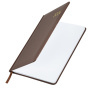 Еженедельник датированный 2024 А5 145х215 мм BRAUBERG "Select", балакрон, коричневый, 115036 - Еженедельники