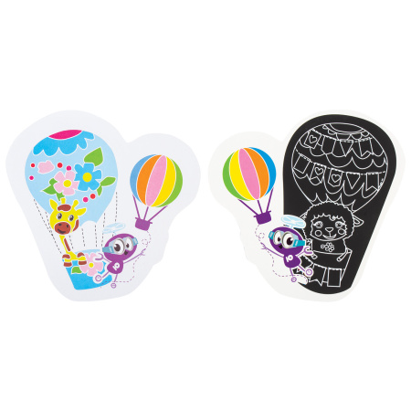 Набор для творчества 2 в 1 "Гравюра-аппликация", "В сказке", 3 основы, ЮНЛАНДИЯ, 662398 - Создание аппликаций