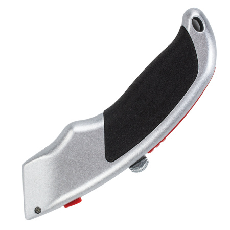 Нож универсальный мощный BRAUBERG "Professional", 6 лезвий в комплекте, фиксатор, металл, 235404 - Ножи канцелярские универсальные