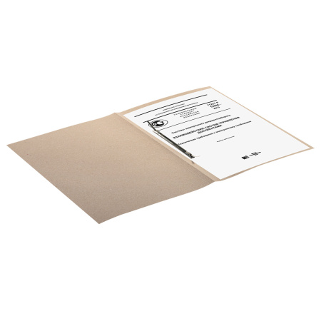 Скоросшиватель картонный STAFF, гарантированная плотность 220 г/м2, до 200 л., 124875 - Скоросшиватели картонные