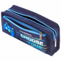 Пенал ЮНЛАНДИЯ, 2 отделения, полиэстер, "Joystick", синий, 21х6х9 см, 270274 - Пеналы мягкие