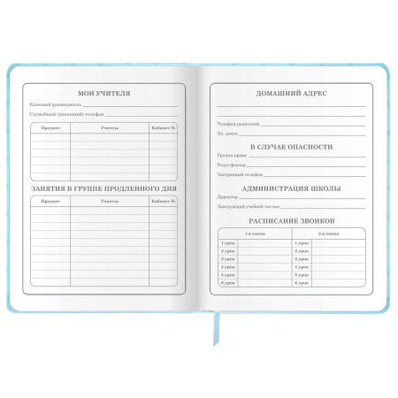 Дневник 1-4 класс 48 л., кожзам (твердая), печать, аппликация, ЮНЛАНДИЯ, "Зайчик", 106198 - Дневники для младших классов