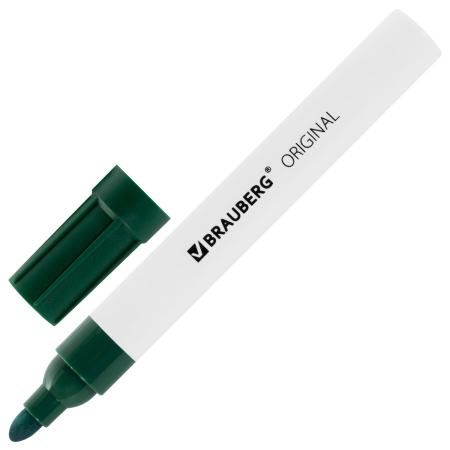Маркеры стираемые для белой доски НАБОР 4 ЦВЕТА, BRAUBERG "ORIGINAL", 3 мм, 152120 - Маркеры для досок