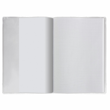 Обложка ПВХ 300х580 мм для учебников, тетрадей А4, контурных карт, ПИФАГОР, универсальная, 100 мкм, 229318 - Обложки для книг, тетрадей и журналов