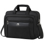 Сумка-портфель BRAUBERG с отделением для ноутбука 15-16", "Quantum", 2 отделения, черная, 41х31х15 см, 240508 - Сумки деловые с отделением для ноутбука и планшета
