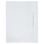 Скоросшиватель пластиковый с перфорацией BRAUBERG, А4, 140/180 мкм, белый, 226585 - Папки-скоросшиватели мягкие