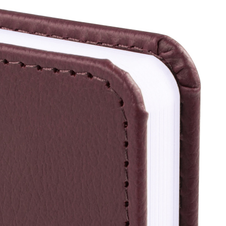 Ежедневник датированный 2024 МАЛЫЙ ФОРМАТ 100х150 мм А6, BRAUBERG "Favorite", под кожу, коричневый, 114781 - Ежедневники с покрытием "под кожу и ткань"