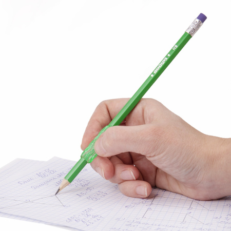 Набор ЮНЛАНДИЯ "Юный волшебник", 12 карандашей чернографитных + точилка + ластик + держатель, 181785 - Наборы письменных принадлежностей