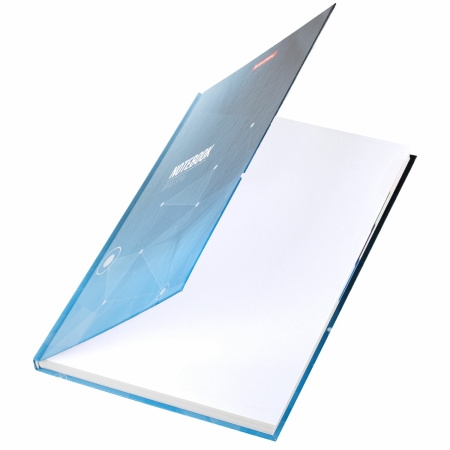 Блокнот БОЛЬШОЙ ФОРМАТ (215х295 мм) А4, 128 л., твердый, клетка, блок 4 цвета, BRAUBERG, "Бизнес", 111593 - Блокноты в книжном переплете