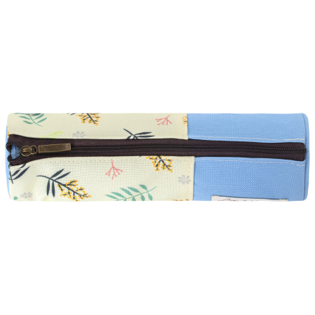 Пенал-тубус BRAUBERG, 1 отделение, полиэстер, "Dream", голубой, 20х7 см, 270266 - Пеналы мягкие