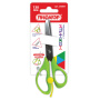 Ножницы ПИФАГОР, 130 мм, с усилителем, линейкой, зеленые, в картонной упаковке с европодвесом, 236857 - Ножницы детские