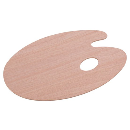 Палитра фанерная овальная 20х30 см, толщина 3 мм Сонет