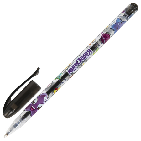 Ручки гелевые ЮНЛАНДИЯ, НАБОР 12 ЦВЕТОВ, БЛЕСТКИ, корпус с печатью, узел 0,7 мм, линия письма 0,5 мм, 142805 - Наборы гелевых ручек