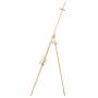 Мольберт напольный из липы "Лира", 67х162х48 см, высота холста до 100 см, BRAUBERG ART DEBUT, 192337 - Мольберты