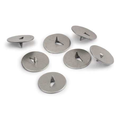 Кнопки канцелярские STAFF "EVERYDAY", 12 мм х 100 шт., РОССИЯ, в картонной коробке, 220009 - Кнопки канцелярские