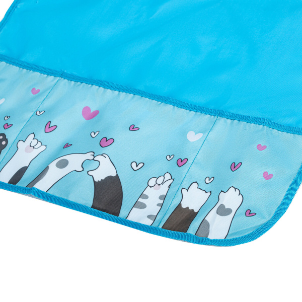 Фартук с нарукавниками BRAUBERG, 45x54 см, 3 кармана, "Paws", 271049 - Аксессуары для рисования