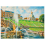 Картина стразами (алмазная мозаика) 40х50 см, ОСТРОВ СОКРОВИЩ "В царстве фонтанов. Петергоф", на подрамнике, 662591 - Алмазная вышивка