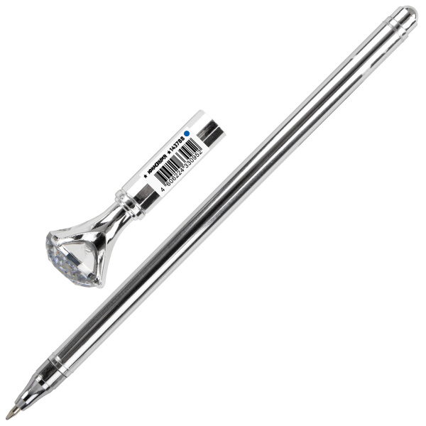 Ручка фигурная шариковая ЮНЛАНДИЯ "Кристалл", корпус ассорти, СИНЯЯ, пишущий узел 0,7 мм, 143788 - Ручки фигурные