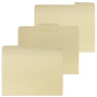 Папки-разделители картотечные А4, КОМПЛЕКТ 30 шт., 295х240 мм, бежевые, STAFF, 270938 - Папки-разделители для подвесных картотек