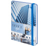 Ежедневник недатированный с резинкой А5 (145х203 мм), BRAUBERG, твердый, 128 л., "Офис", 114554 - Ежедневники с твердой обложкой