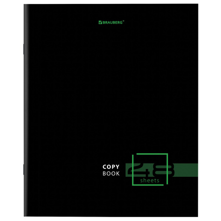 Тетрадь А5 48 л. BRAUBERG скоба, линия, обложка картон, "Dark" (микс в спайке), 404383 - Тетради 40-48 листов