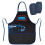 Фартук с нарукавниками для уроков труда BRAUBERG KIDS, 45x54 см, 2 кармана, "Winner of races", 271640 - Аксессуары для рисования