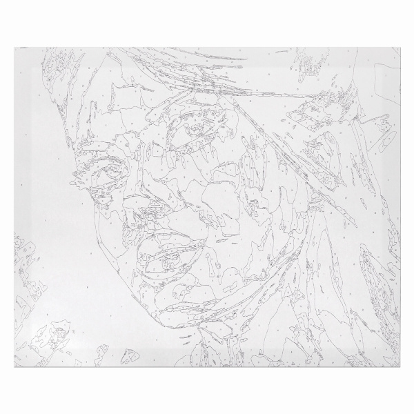 Картина по номерам 40х50 см, ОСТРОВ СОКРОВИЩ "Радужная женщина", на подрамнике, акрил, кисти - Картины по номерам