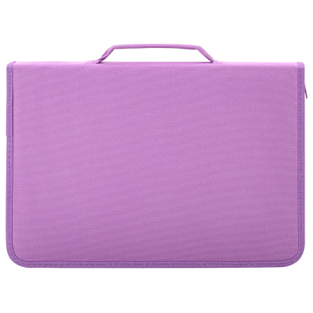 Папка для труда на молнии BRAUBERG А4 с ручкой, 1 отделение, органайзер, "Cheerful", 271448 - Папки для тетрадей и уроков труда